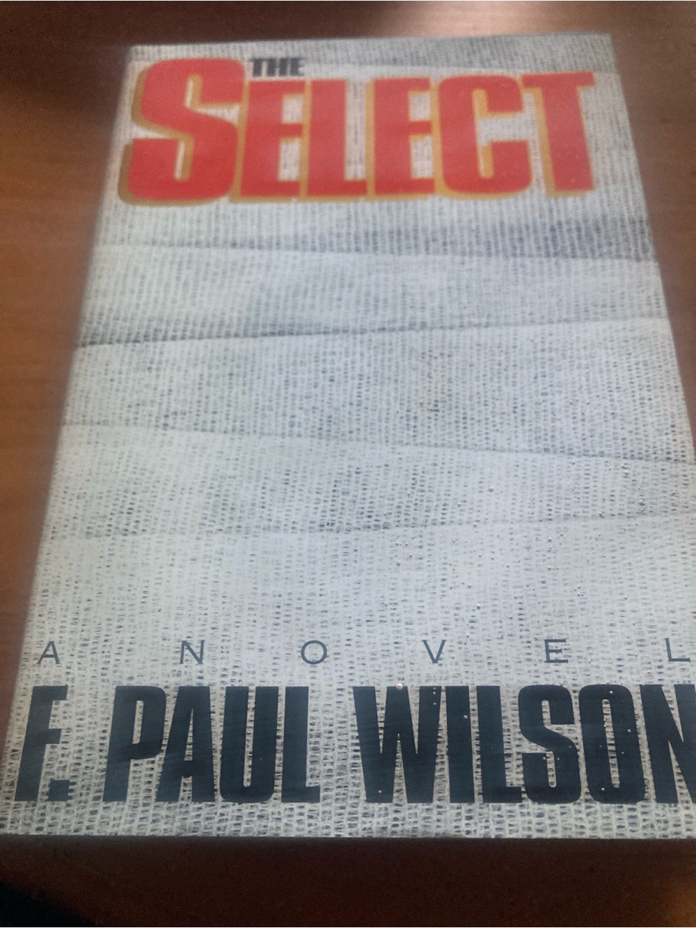 The Select by E. Paul Wilson - White Cover with Red Title